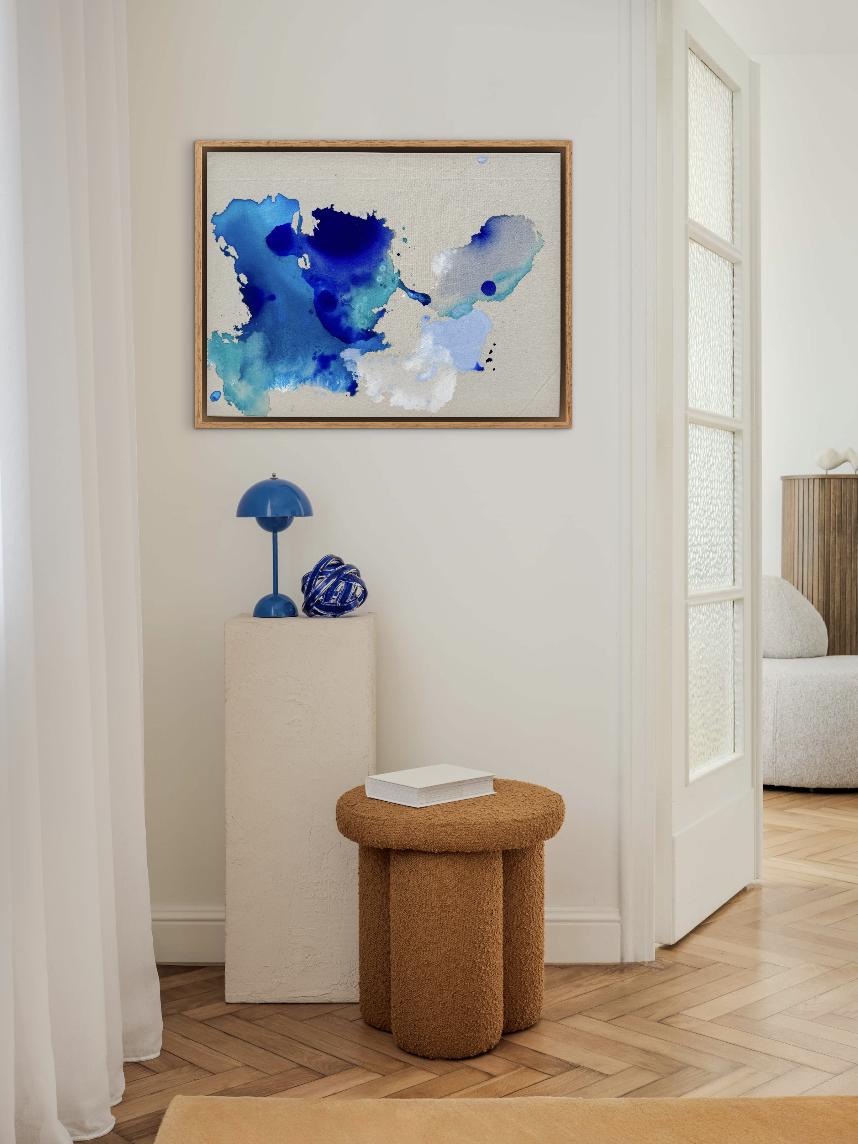 Tiefen, 2026, Acryl auf roher Baumwollleinwand, Ansicht 4